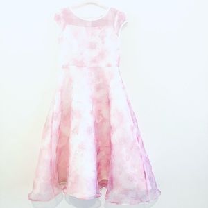 LAVENDER Pink Floral Maxi Dress Sz 5